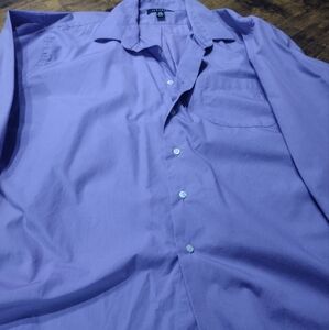 Mens Ivy Crew - COLOR FUSCHIA PURPLE - button down dress shirt size 2XL - 34/35